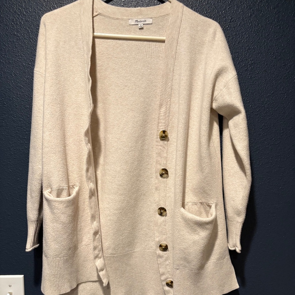 Madewell Solid Ivy Cardigan